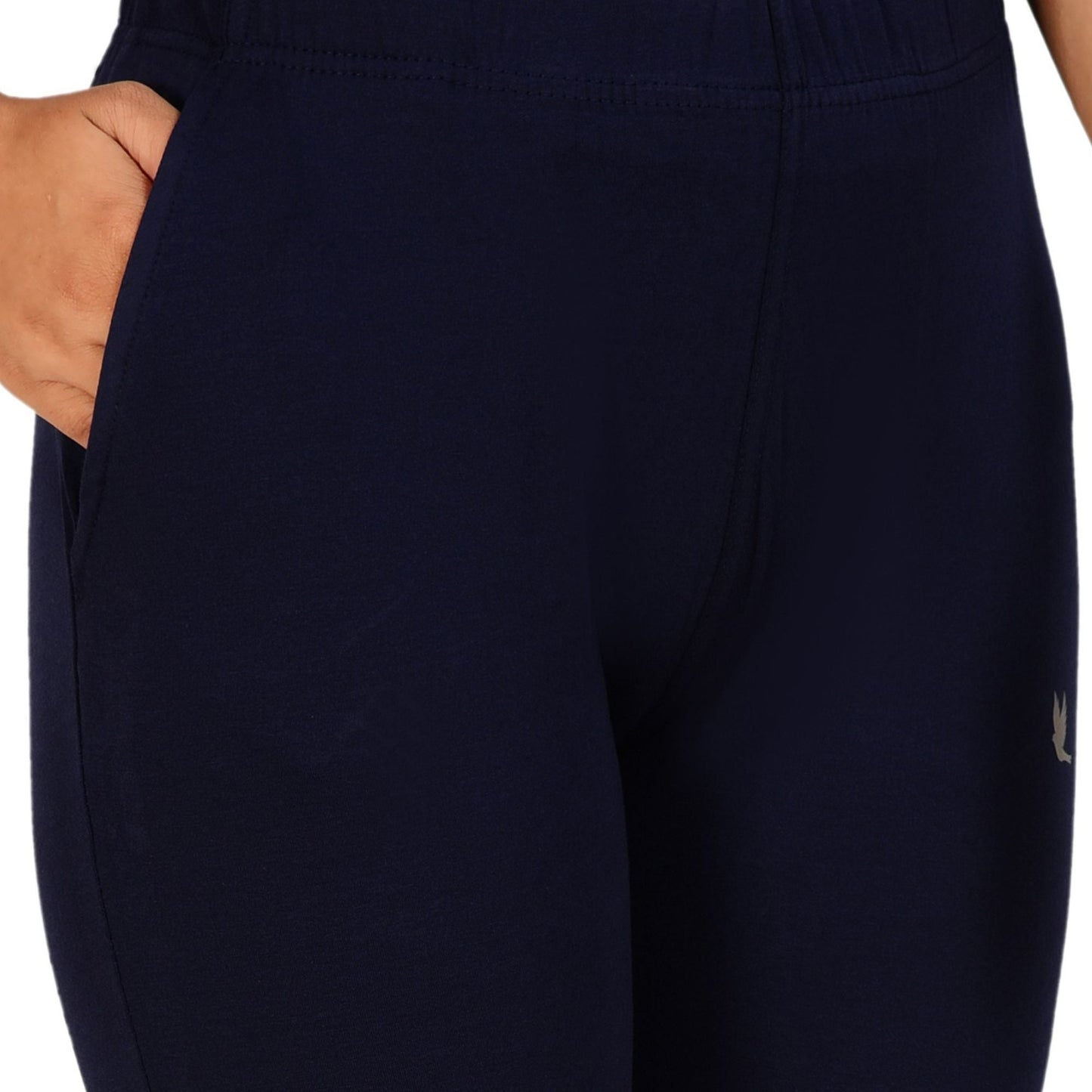 Ankle Length Western Wear Dark Blue Boondi Legging