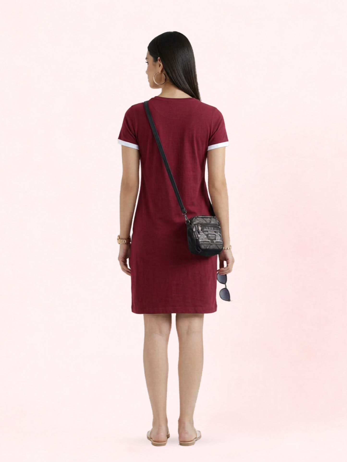 Women Maroon All Day T-shirt