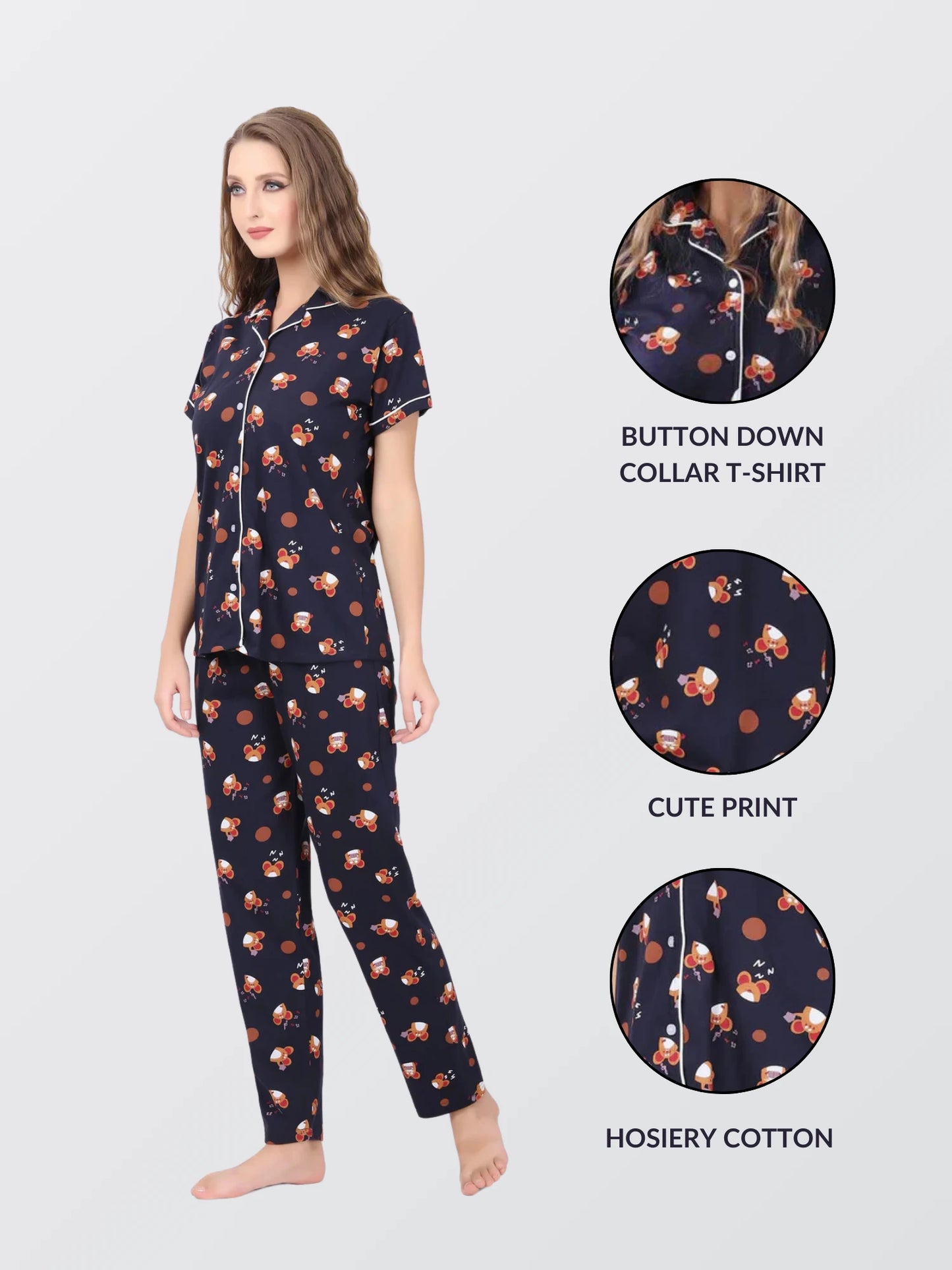 All Day T-Shirt And Pyjama Set