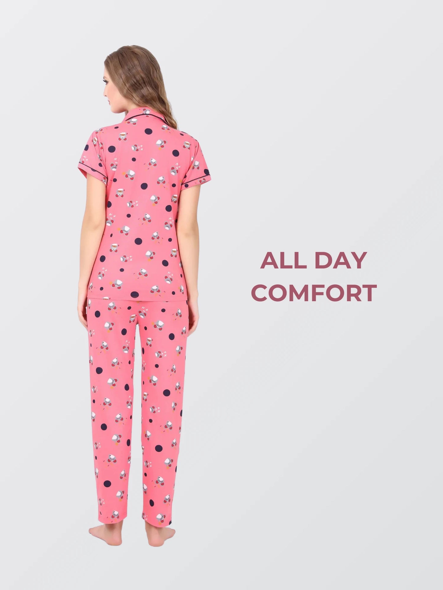 All Day T-Shirt And Pyjama Set