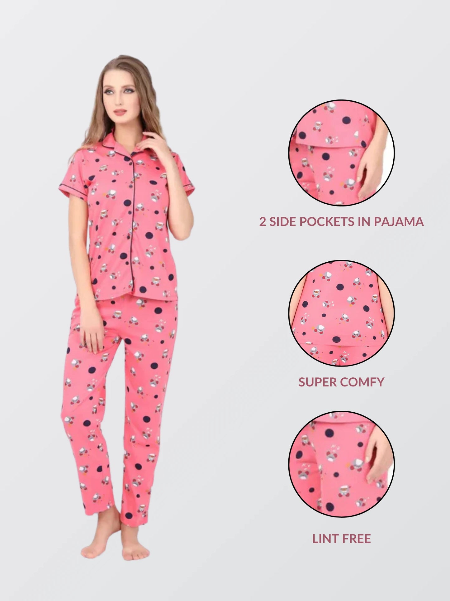 All Day T-Shirt And Pyjama Set
