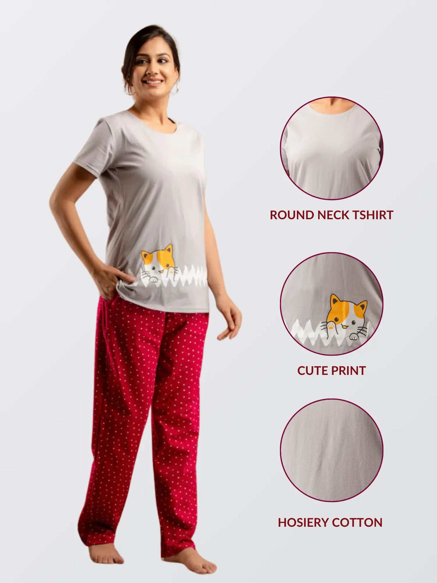 All Day T-Shirt And Pyjama Set