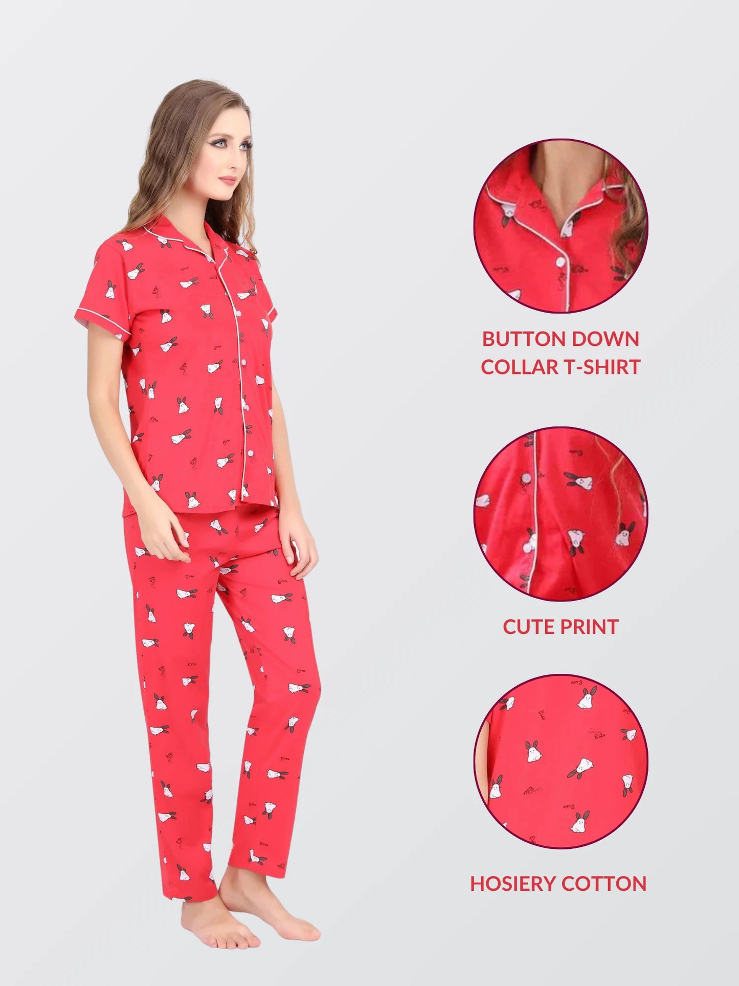 All Day T-Shirt And Pyjama Set