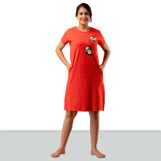 Women Dark Orange All Day T-shirt