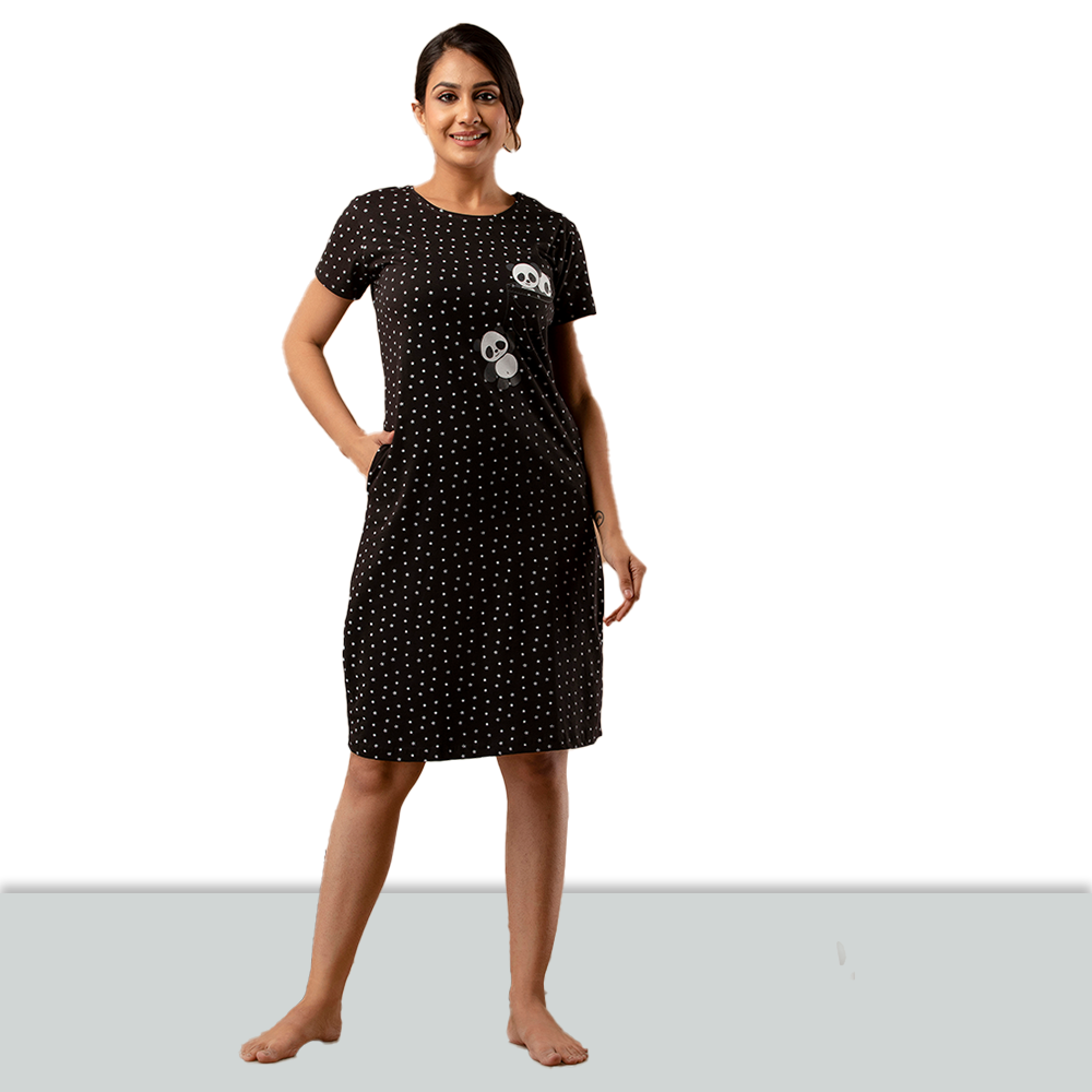 Women Black All Day T-shirt
