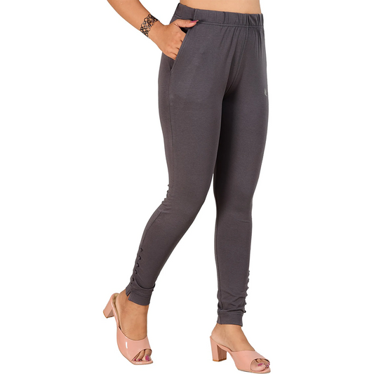 Ankle Length Western Wear Grey Legging