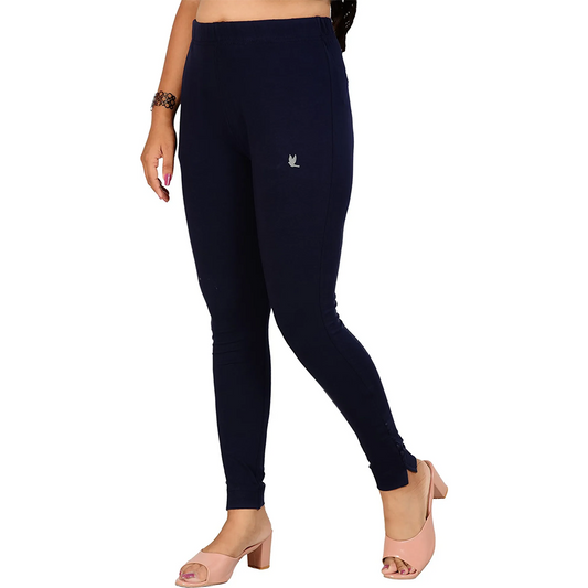 Ankle Length Western Wear Dark Blue Legging