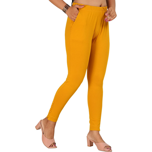 Ankle Length Western Wear Yellow Legging