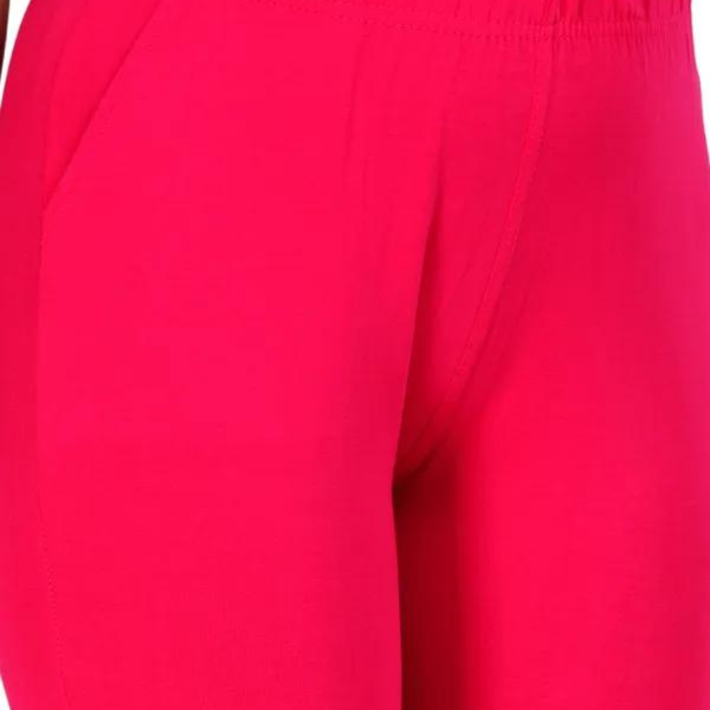 Ankle Length Western Wear Pink Legging