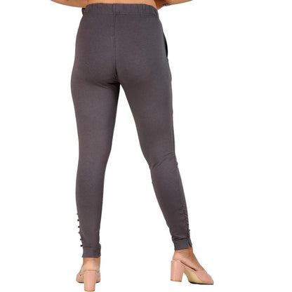 Ankle Length Western Wear Grey Boondi Legging