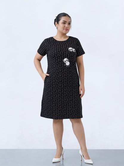 Women Black All Day T-shirt