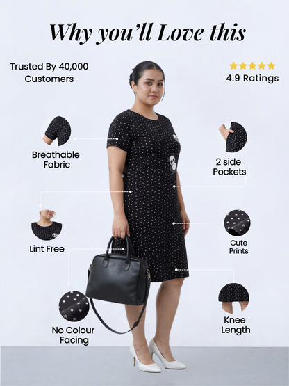 Women Black All Day T-shirt