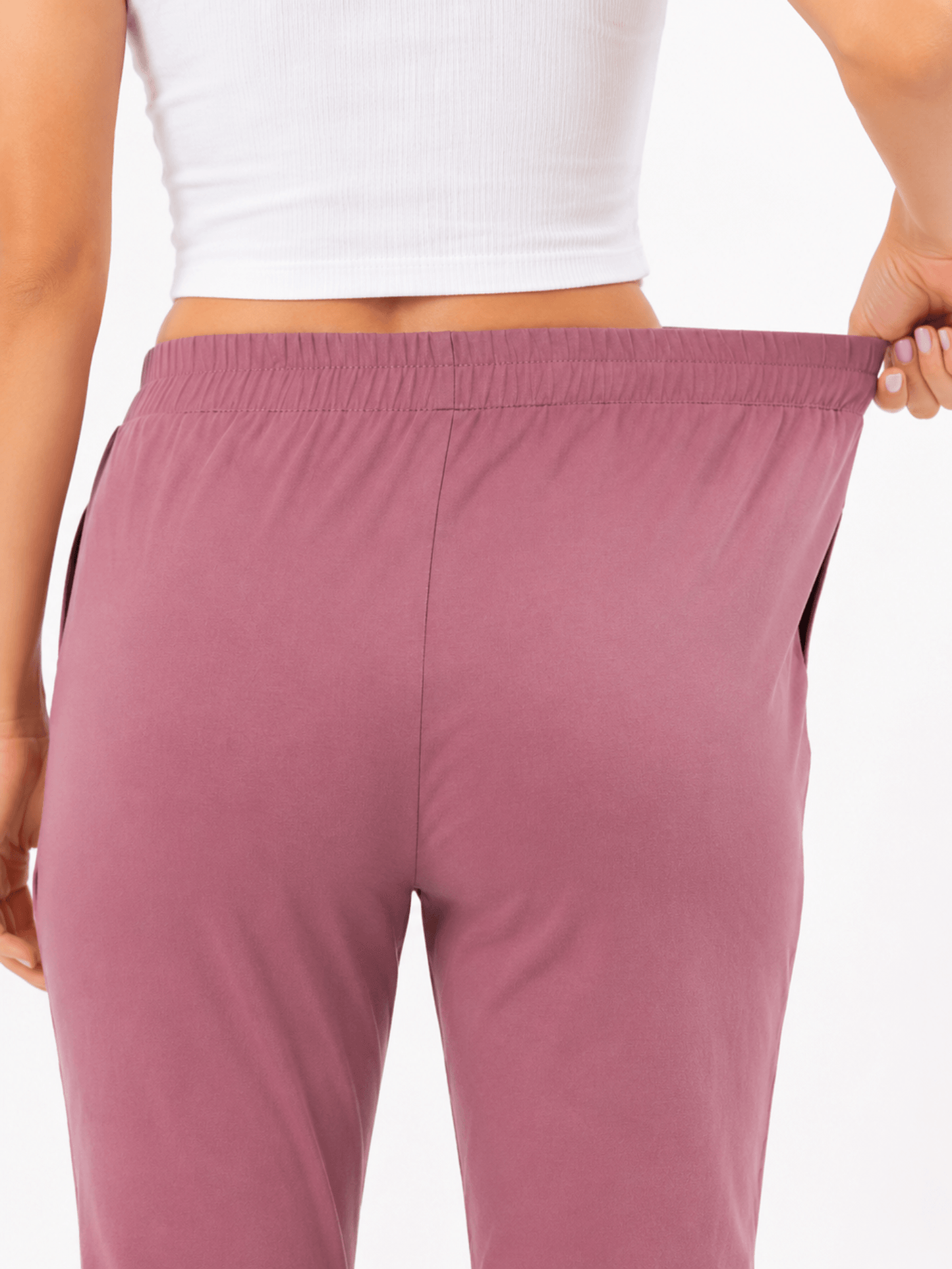 Women’s Rose Taupe Cotton Pants