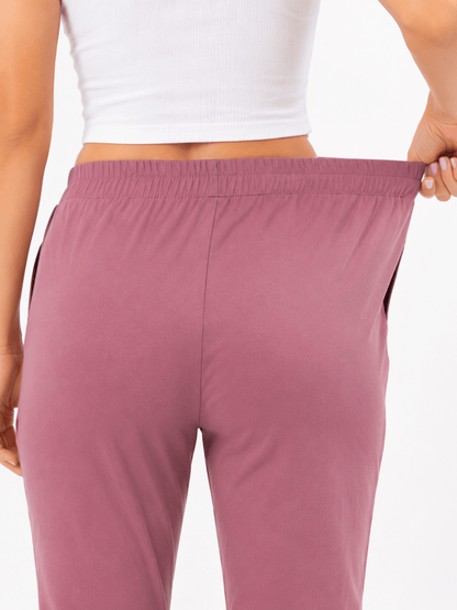 Women’s Rose Taupe Cotton Pants