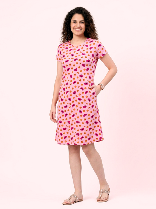 Women Pink All Day T-shirt