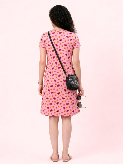 Women Pink All Day T-shirt