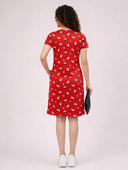 Women Red All Day T-shirt