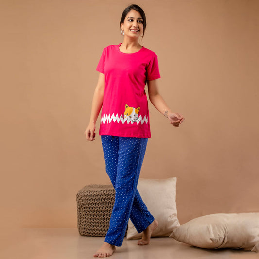All Day T-Shirt And Pyjama Set