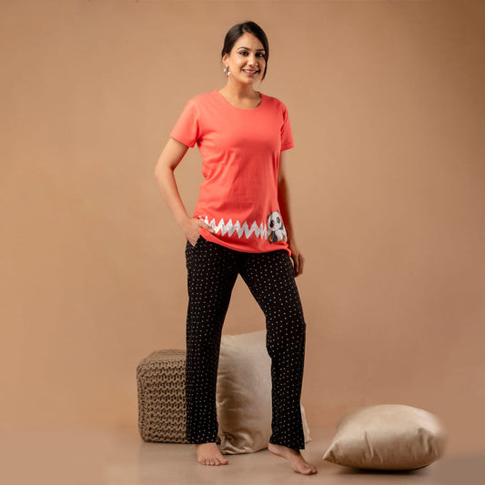 All Day T-Shirt And Pyjama Set