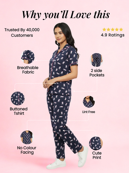 Women's Button-Down 2-Piece All Day Suits