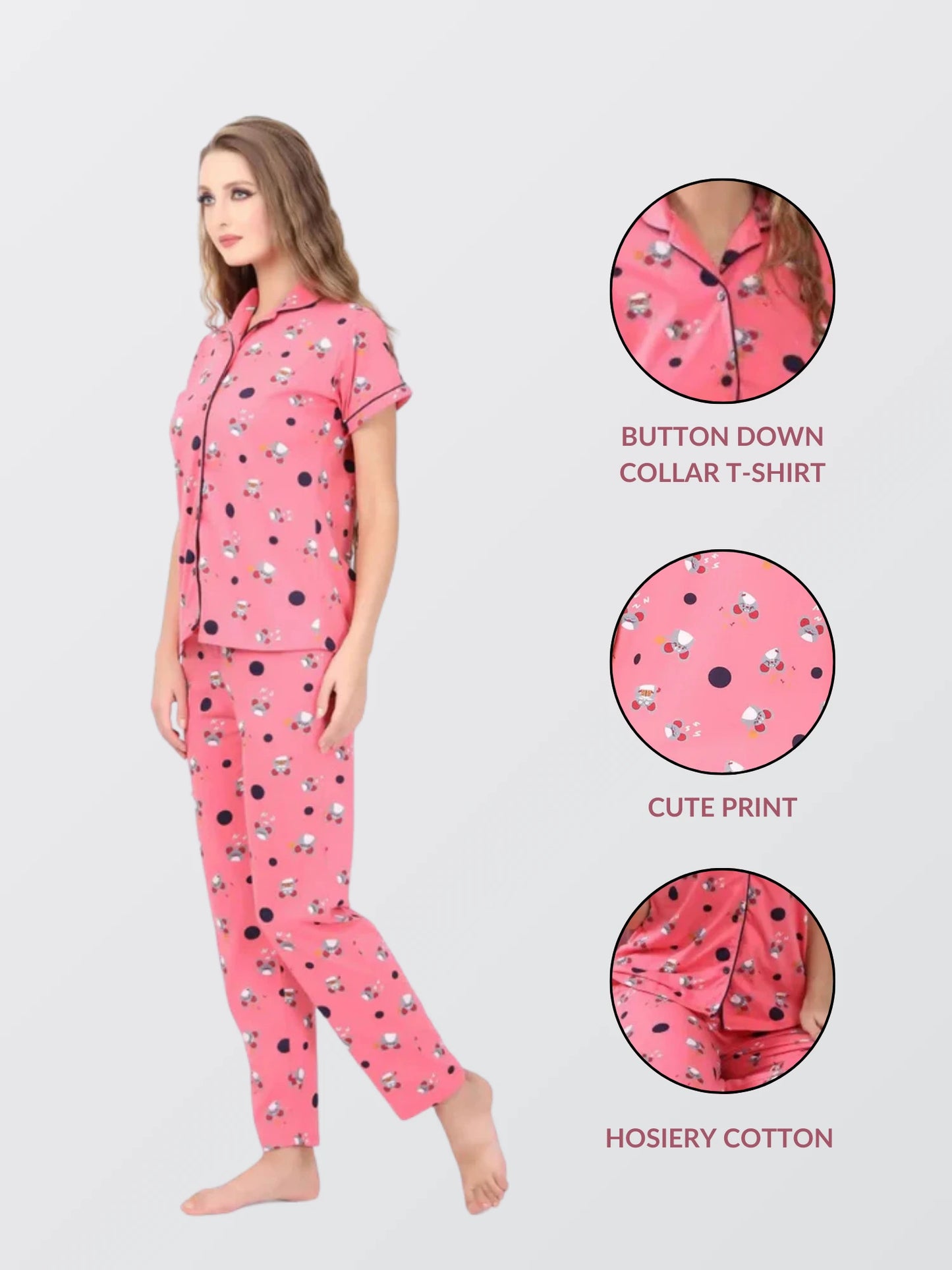 All Day T-Shirt And Pyjama Set
