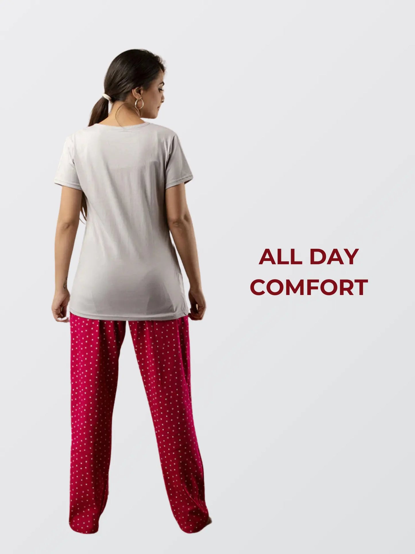 All Day T-Shirt And Pyjama Set