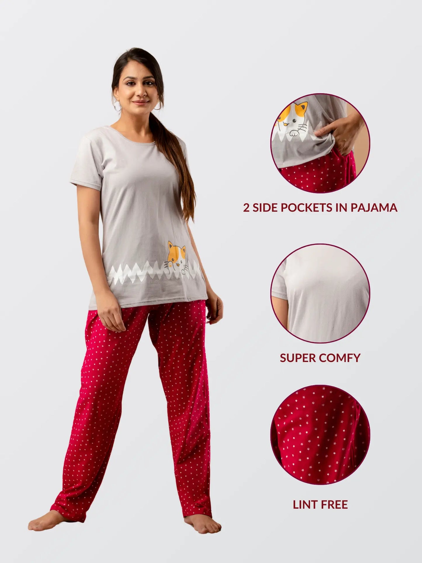 All Day T-Shirt And Pyjama Set