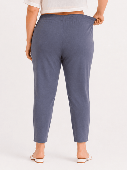 Women’s Grey Cotton Pants