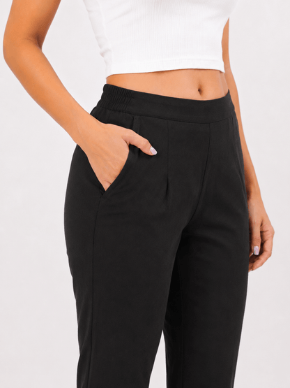 Women’s Black Cotton Pants