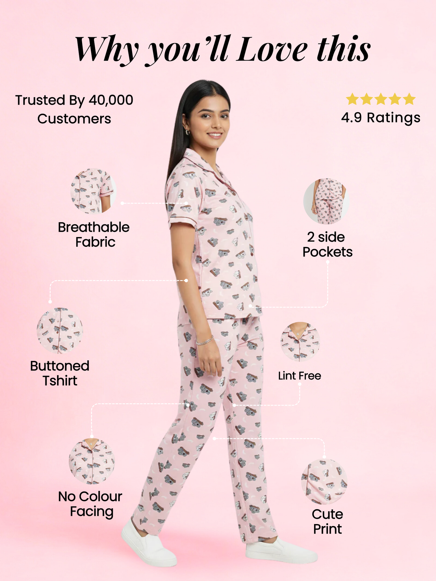 Women's Button-Down 2-Piece All Day Suits