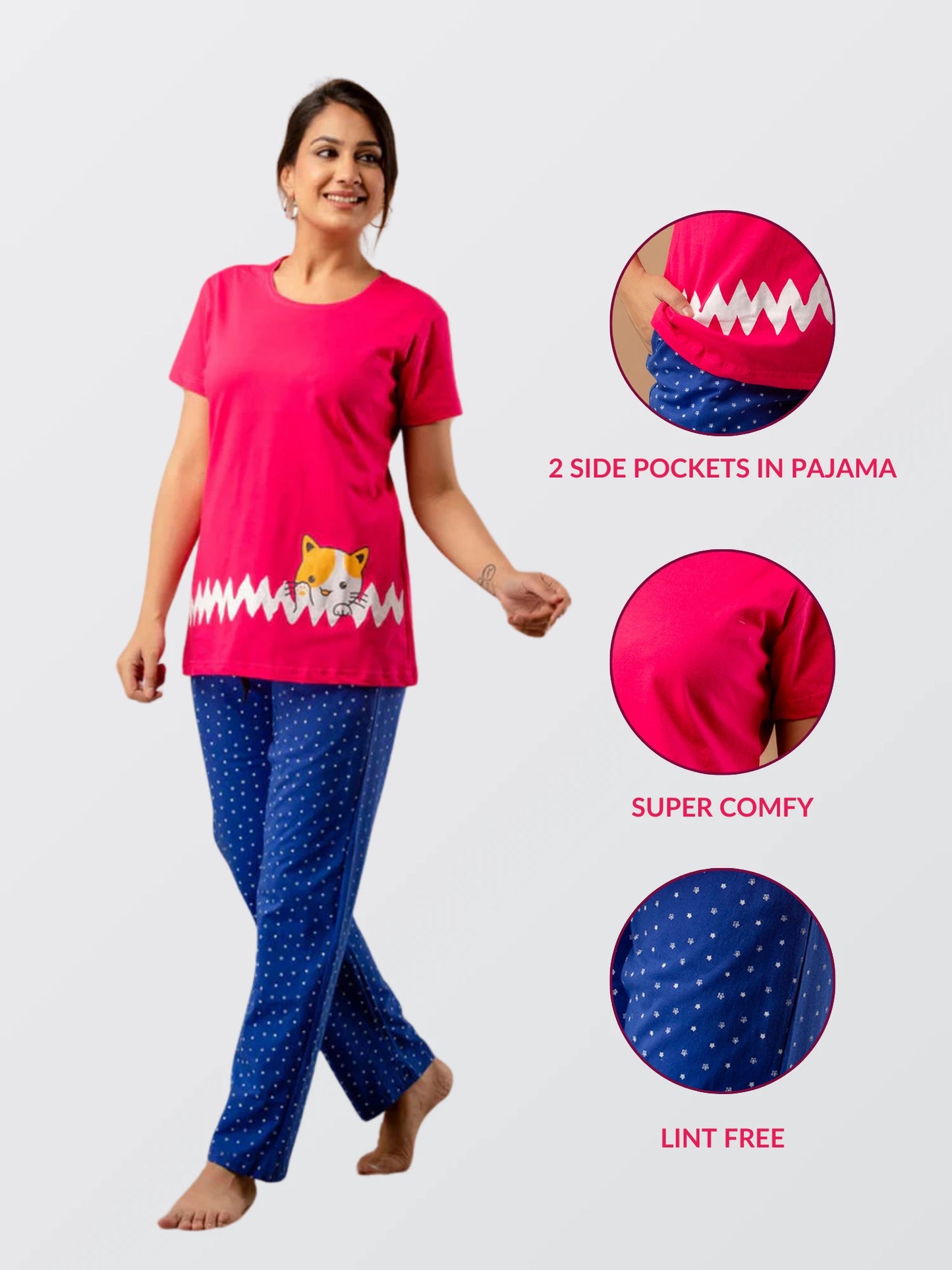 All Day T-Shirt And Pyjama Set